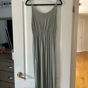 Green midi dress